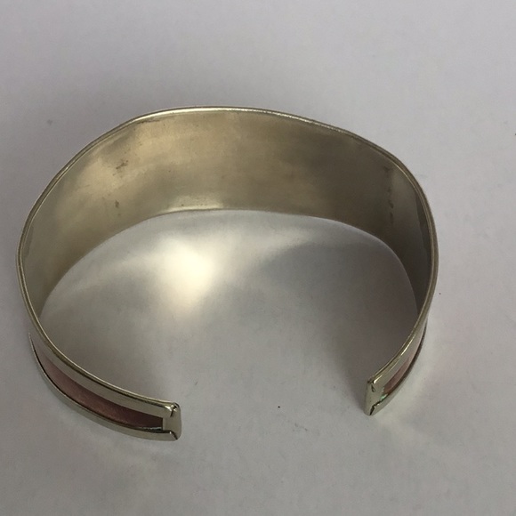 Tri Metal Cuff Bracelet - Picture 2 of 4